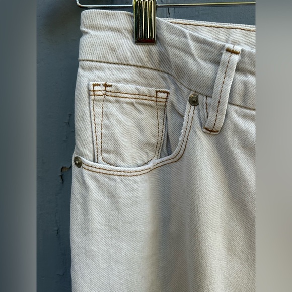 Good American 90’s Icon straight leg bone coloured, size 6/28 - Picture 4 of 13